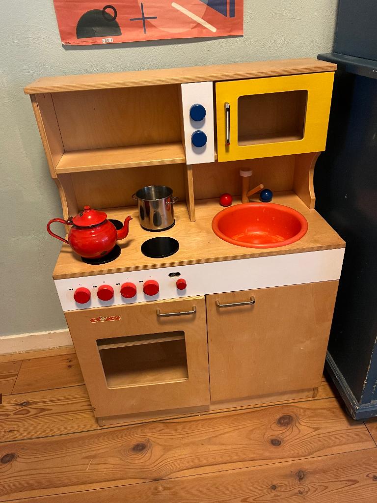 Kinderkeuken, Kinderen en Baby's, Speelgoed | Speelkeukens, Ophalen, Gebruikt