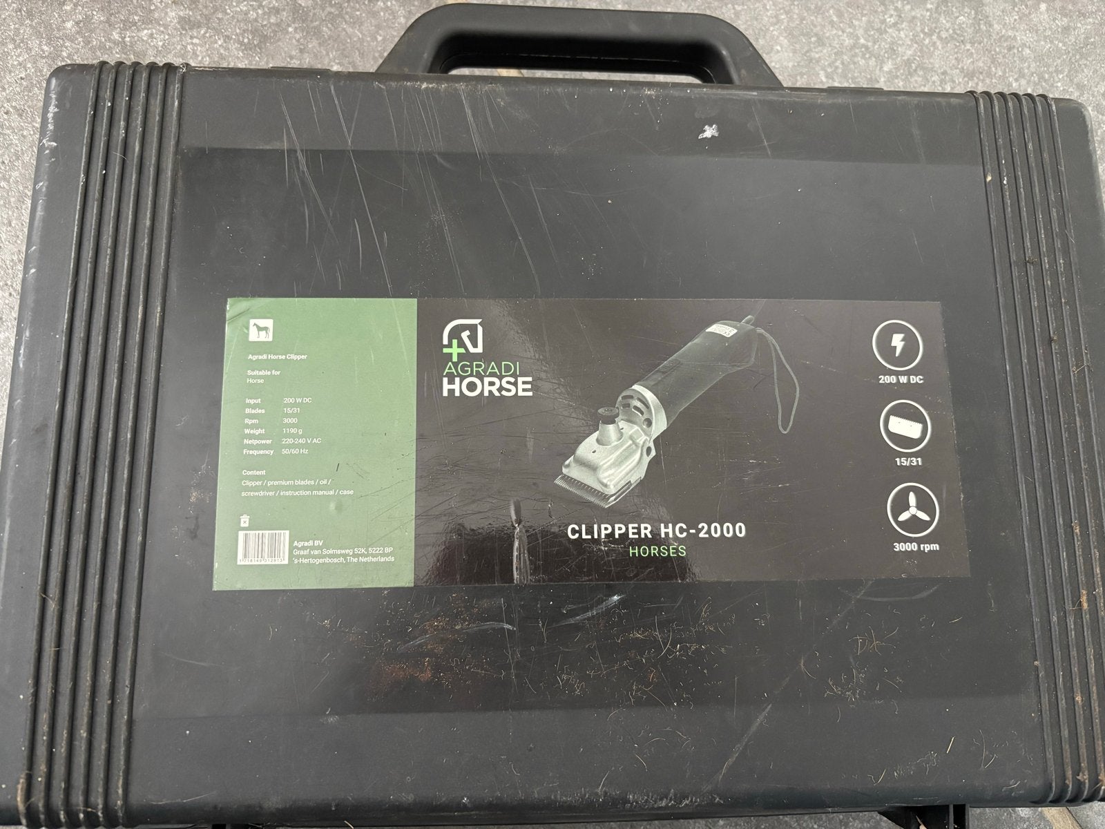Scheerapparaat van Agradi Clipper HC-2000, Ophalen of Verzenden, Gebruikt