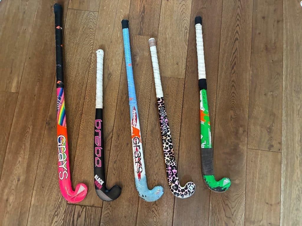 Verschillende hockeysticks voor kinderen, Ophalen, Gebruikt, Stick