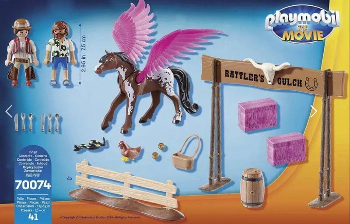 Playmobil the movie set 70047, Complete set, Overige typen, Ophalen of Verzenden, Zo goed als nieuw