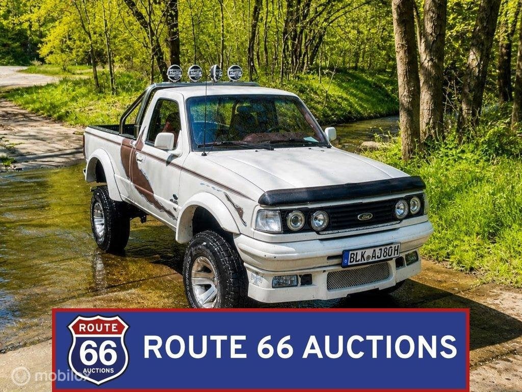 Ford Ranger | 1993 | Route 66 Auctions, Auto's, Overige carrosserieën, Zwart, Bedrijf, Handgeschakeld