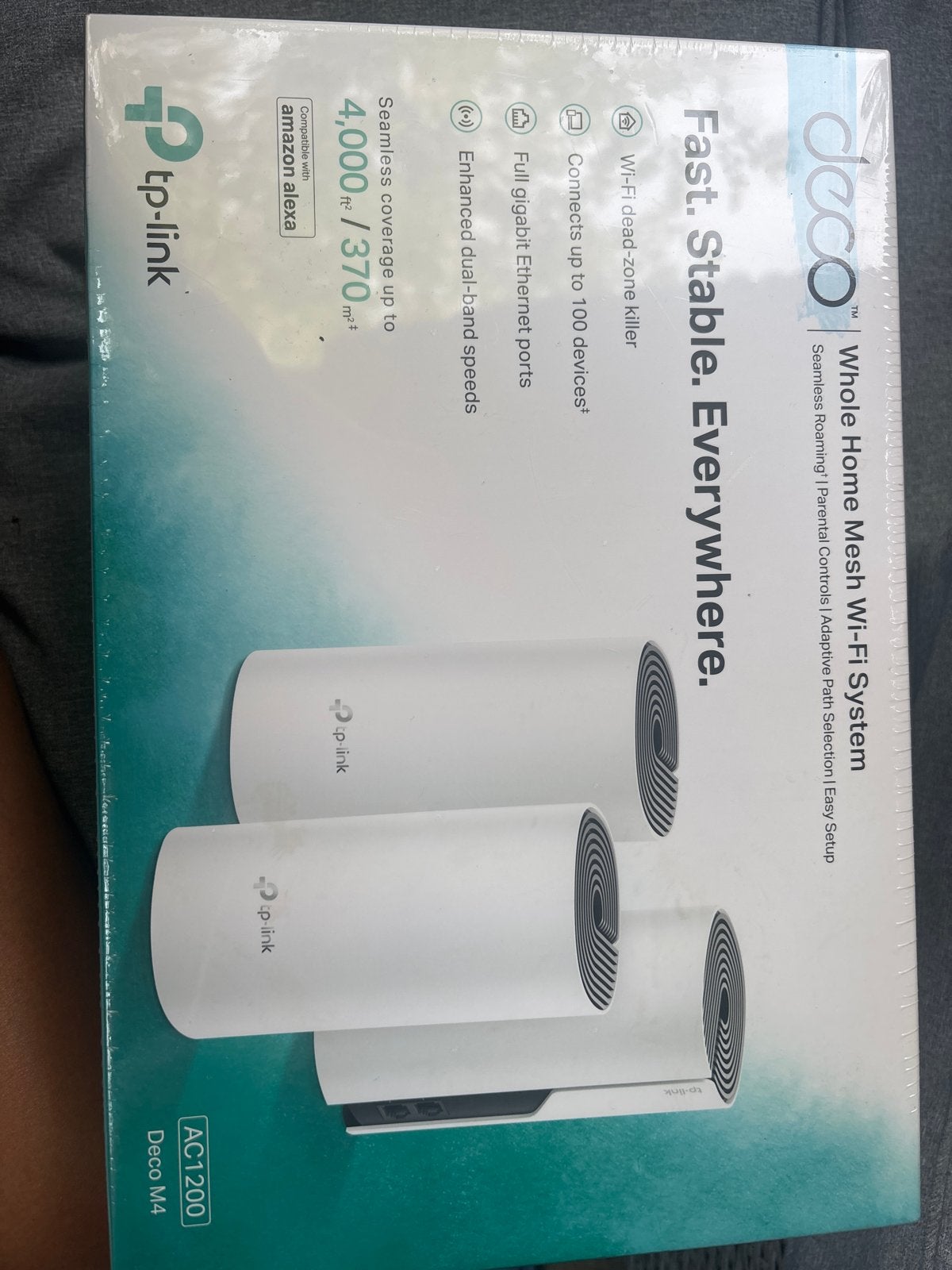 TP-Link Deco M4 AC1200 Whole Home Mesh Wi-Fi Systeem, Ophalen of Verzenden, Nieuw, Router
