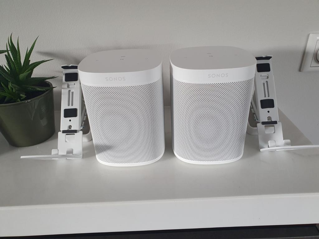 Sonos One SL 2x (evt met muurbeugels), Audio, Tv en Foto, Luidsprekers, Ophalen of Verzenden, Zo goed als nieuw, Sonos, Minder dan 60 watt