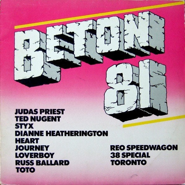 LP - Beton 81 - Hardrock Special, LP, Inclusief binnenhoes, Ophalen of Verzenden, Zo goed als nieuw