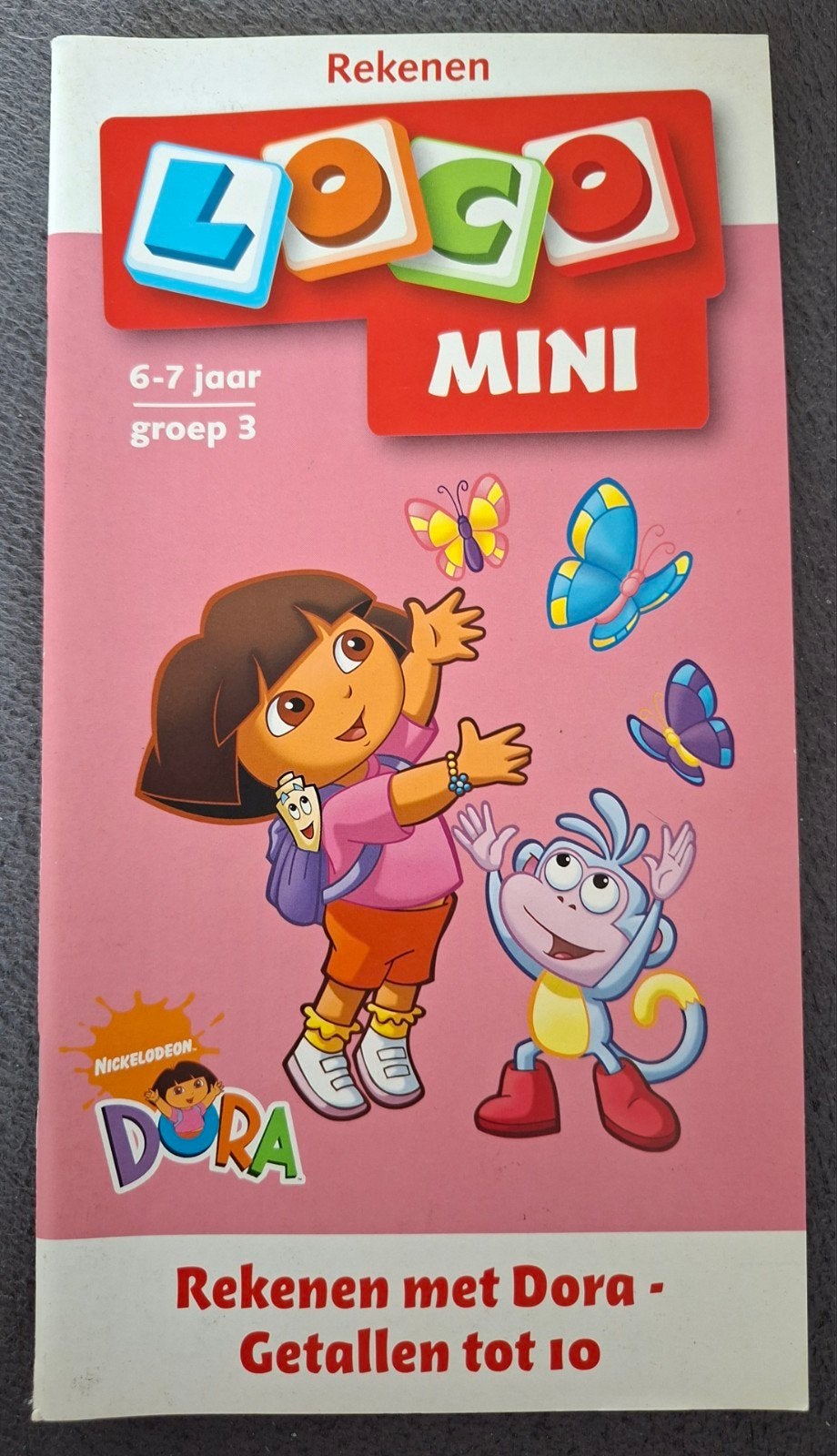 mini loco boekje Dora 6-7 jaar groep 3, Ophalen of Verzenden, Nieuw, Rekenen