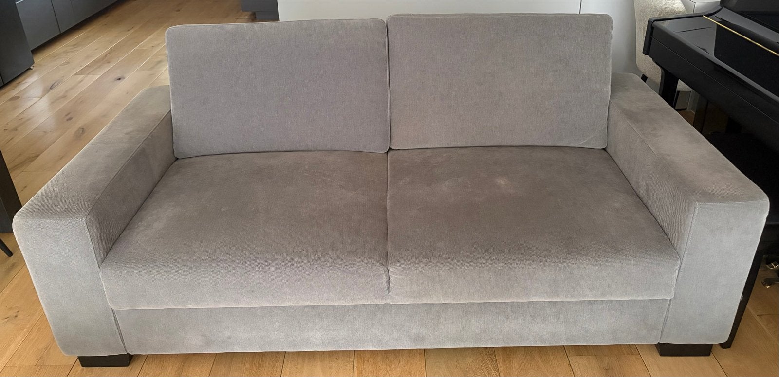 IKEA Sörvallen 2-zitsbank - Grijs, Ophalen, Gebruikt, 150 tot 200 cm, Tweepersoons