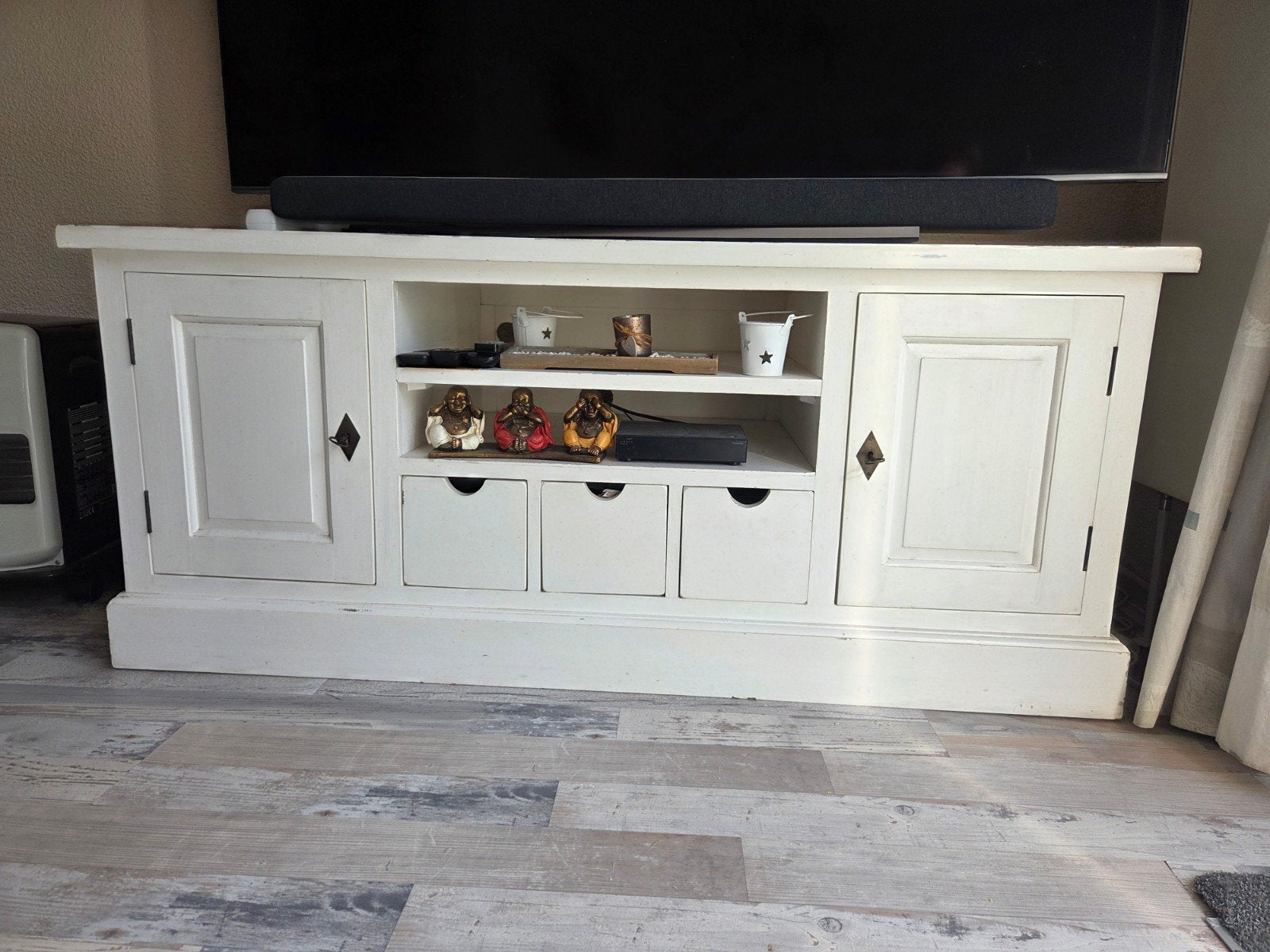 Brocante landelijk dressoir, Ophalen, Gebruikt, 25 tot 50 cm, Minder dan 100 cm