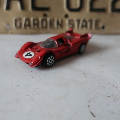 Ferrari 512 S rood 1:43 Politoys Made in Italy schaalmodel, Ophalen of Verzenden, Gebruikt, Auto, Overige merken
