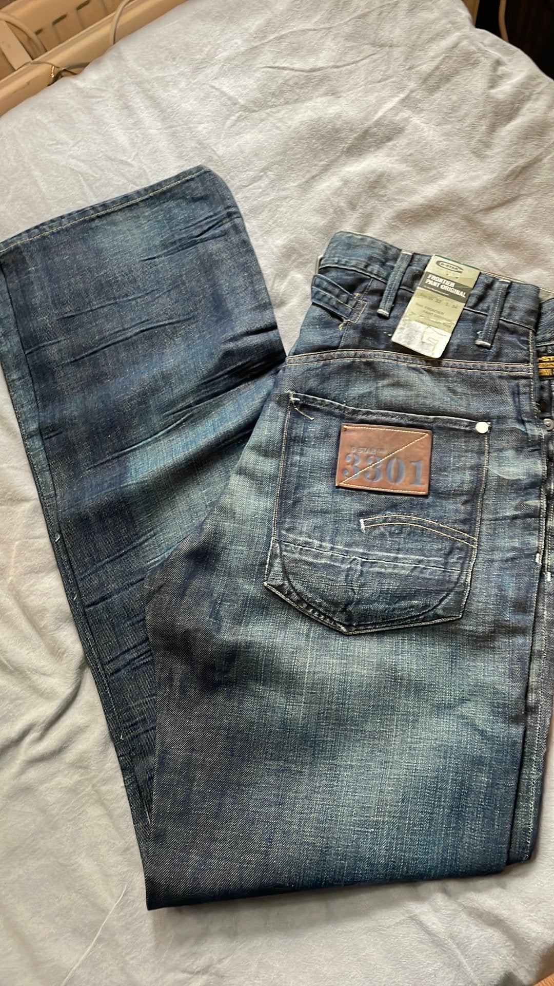 G-Star 3301 Jeans W32 L34 Nieuw met kaartjes, Ophalen of Verzenden, Nieuw, Blauw, W32 (confectie 46) of kleiner