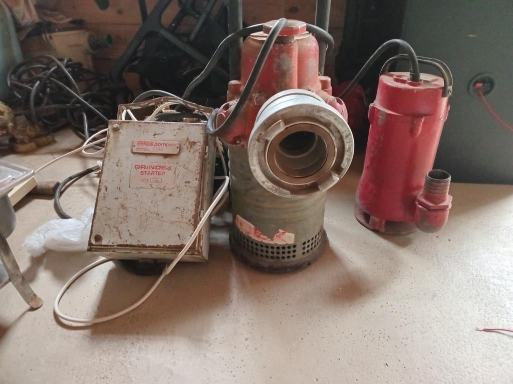 Brandweer pompen - Diverse modellen beschikbaar, Tuin en Terras, Waterpompen, Ophalen, Gebruikt, Elektrisch, Dompelpomp