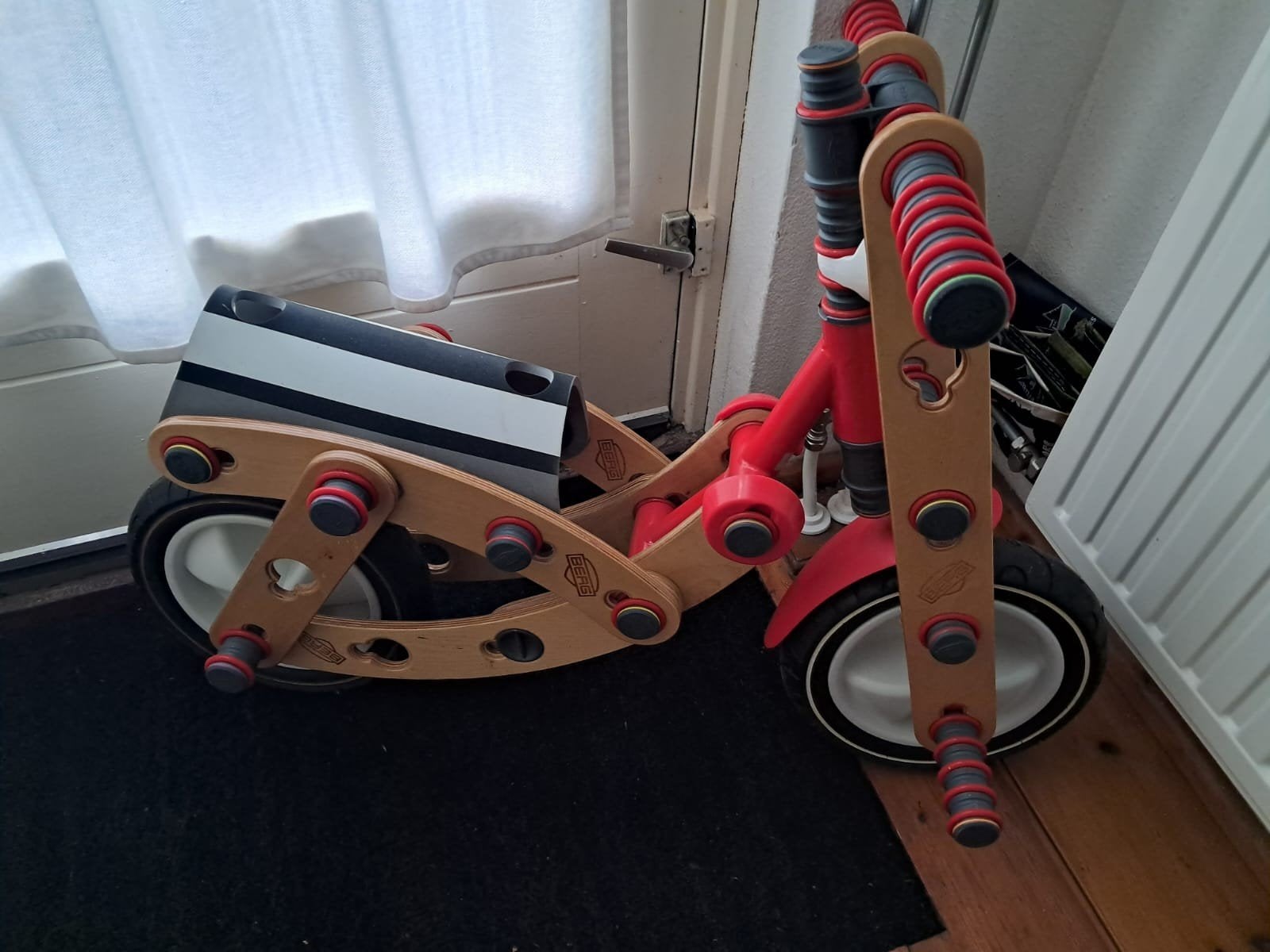 Stoere Houten  loopfiets, Kinderen en Baby's, Ophalen, Loopfiets