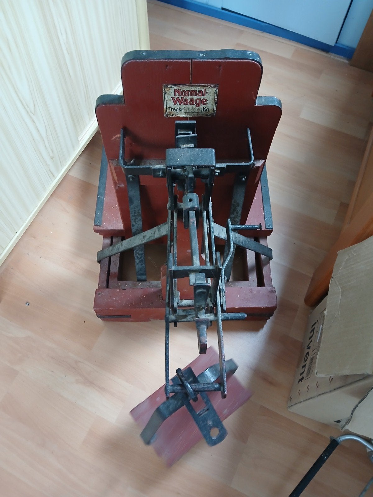 Bascule met gewichten te koop, Ophalen
