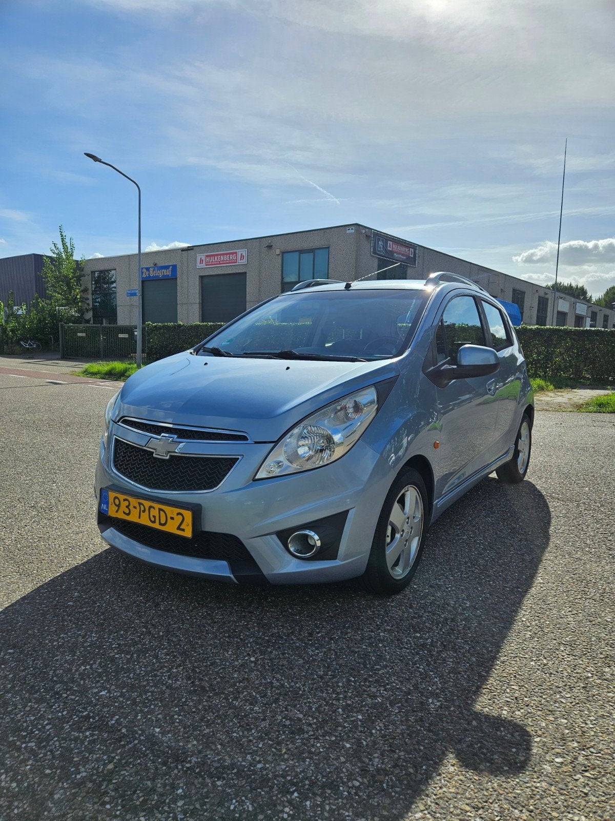 Chevrolet Spark 1.2 2011 Blauw, Auto's, Voorwielaandrijving, Stof, Zwart, 4 cilinders