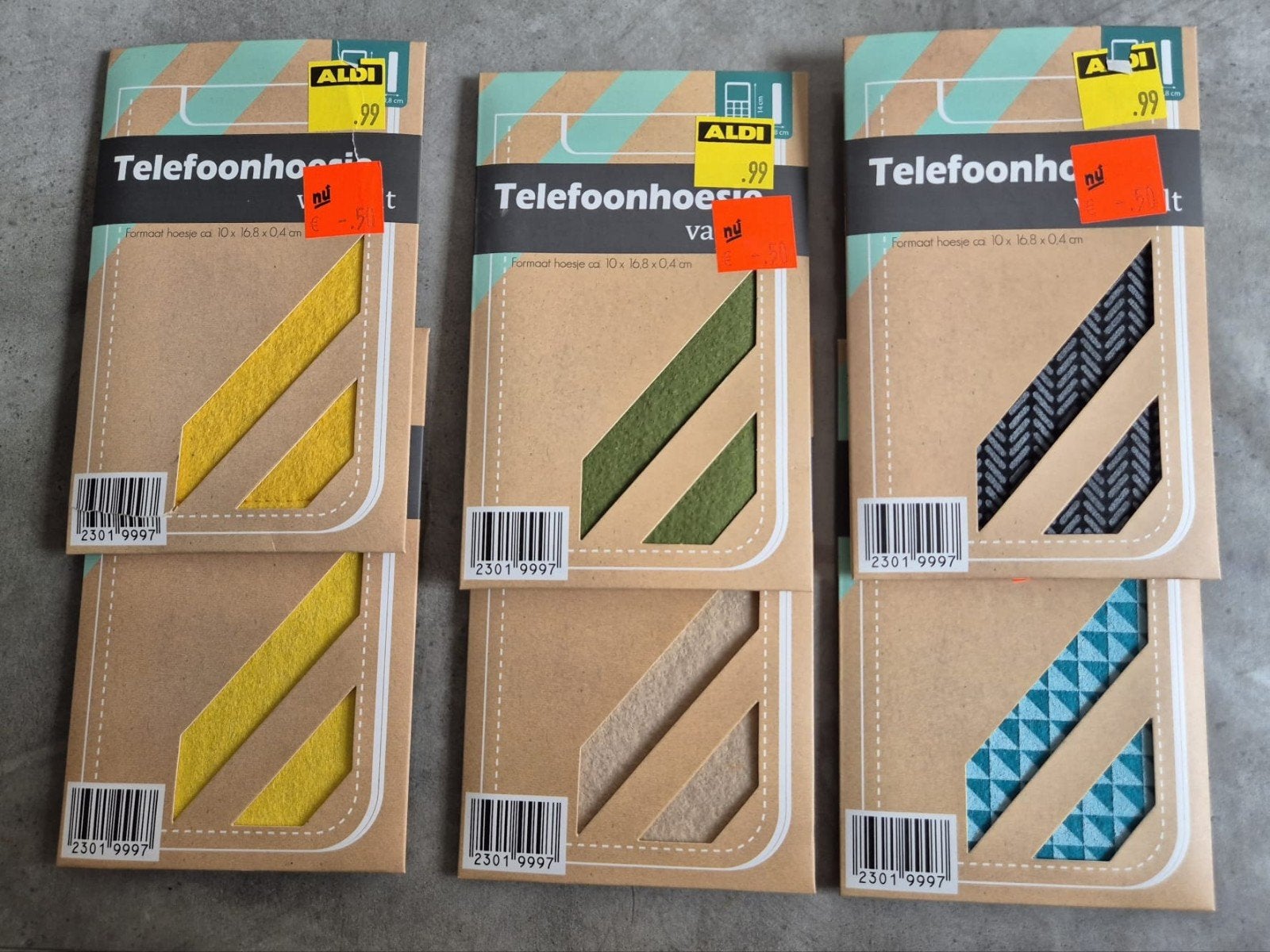 Telefoonhoesje van vilt - Diverse kleuren en patronen, Ophalen, Textiel, Nieuw, Hoesje of Tasje