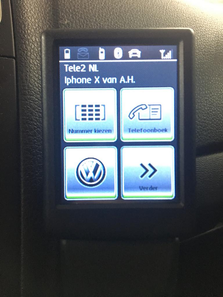 GOEDE Volkswagen Bluetooth Touch Adapter / Cradle !!, Auto diversen, Carkits, Zo goed als nieuw, Ophalen of Verzenden