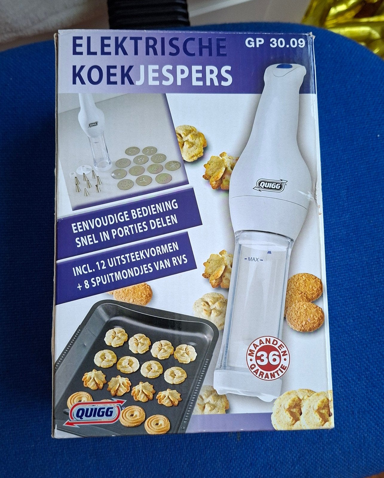 electrische koekjesmaker QUIGG, Witgoed en Apparatuur, Ophalen of Verzenden, Nieuw