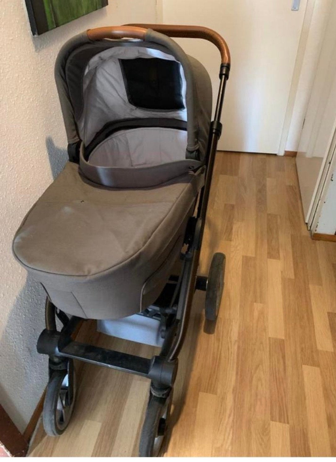 Mutsy Combiwagen 3-in-1 met autostoel en reiswieg, Kinderen en Baby's, Kinderwagens en Combinaties, Gebruikt, Combiwagen, Met autostoeltje