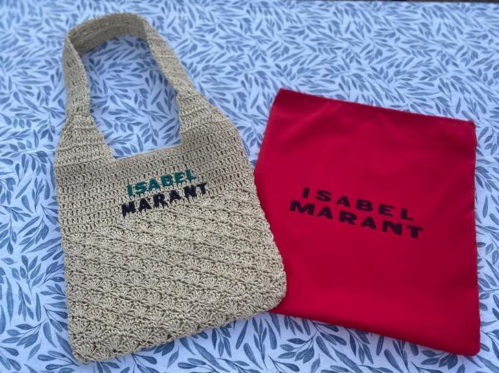 Isabel Marant raffia tas - Onmisbaar voor deze zomer!, Verzenden, Nieuw, Beige, Handtas