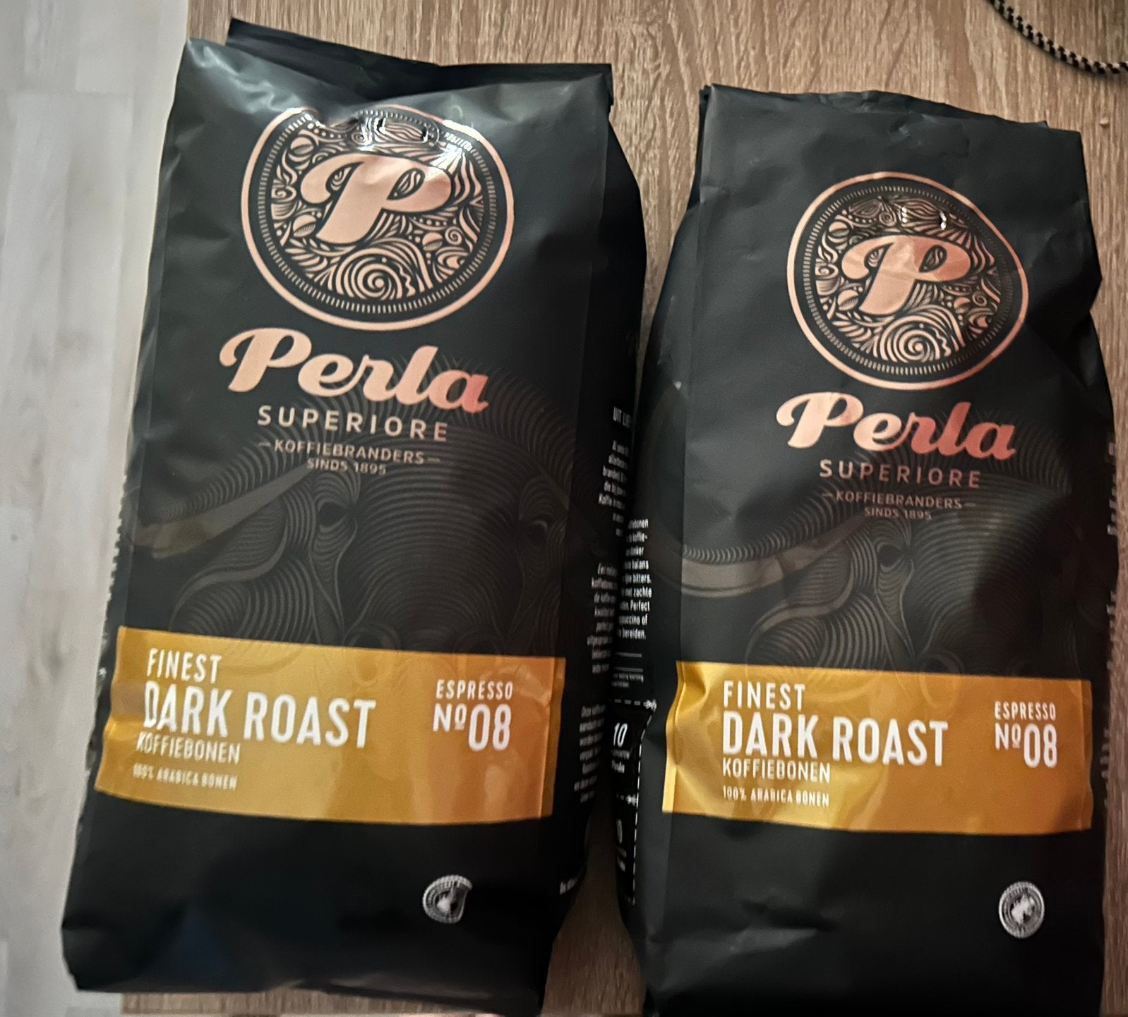 Perla koffiebonen darkroasted, Ophalen