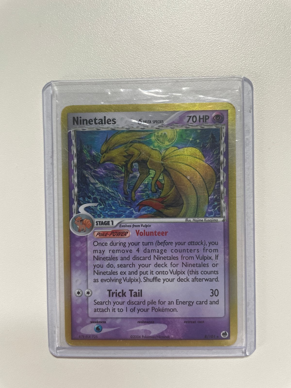 Ninetales Delta Species Holo Rare Pokémon Kaart 8/101, Hobby en Vrije tijd, Verzamelkaartspellen | Pokémon, Ophalen of Verzenden