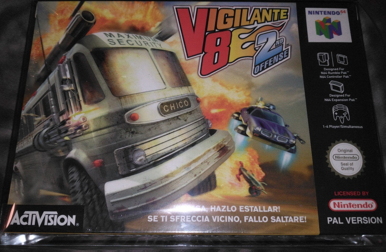 Vigilante 8 2nd Offense Nintendo 64 nieuw sealed., Ophalen of Verzenden, Nieuw