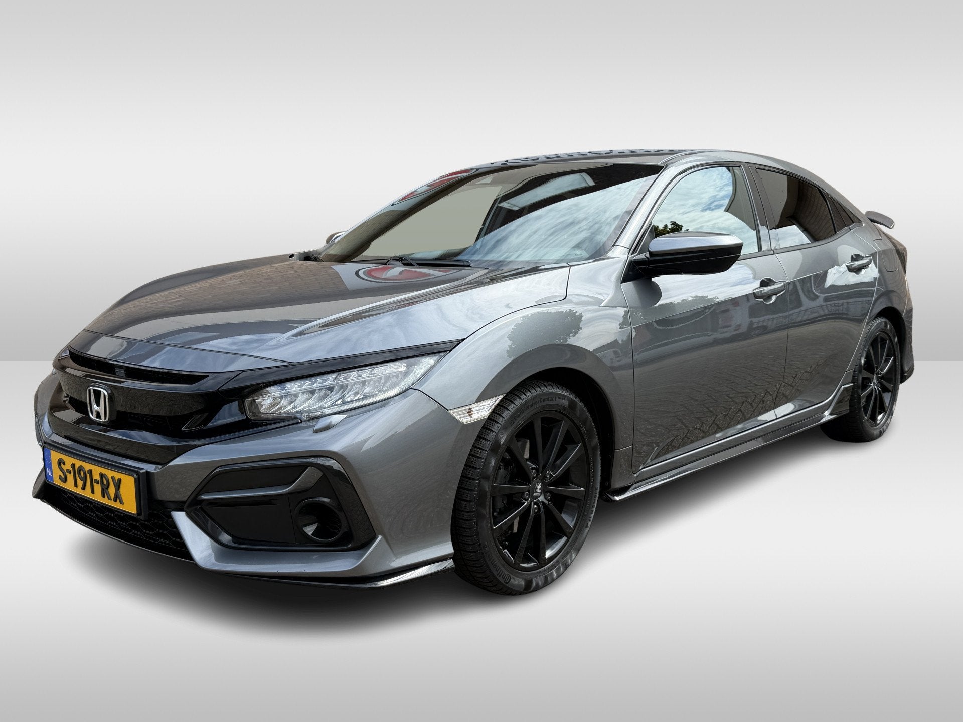 Honda Civic 1.0 i-VTEC | Clima | Spoiler | LM | Clima |, Auto's, Honda, Voorwielaandrijving, Stof, Gebruikt, 988 cc