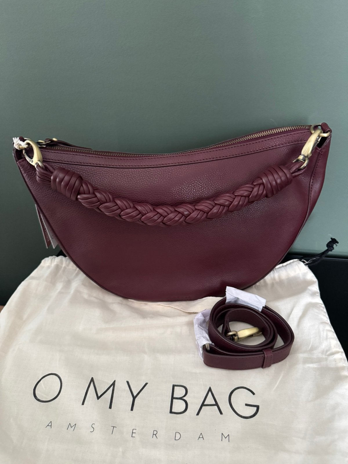 O my Bag Leo Maxi Dark Cherry NIEUW, Ophalen of Verzenden, Nieuw, Overige kleuren, Overige typen