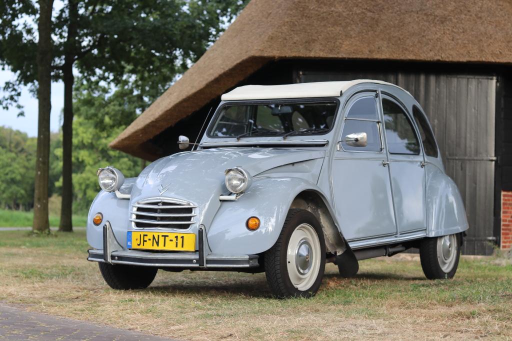 Citroën 2CV 0.6 Club S6 1990 Wit, Auto's, Citroën, Particulier, 2CV, Benzine, Hatchback, Handgeschakeld, Geïmporteerd, Zilver of Grijs