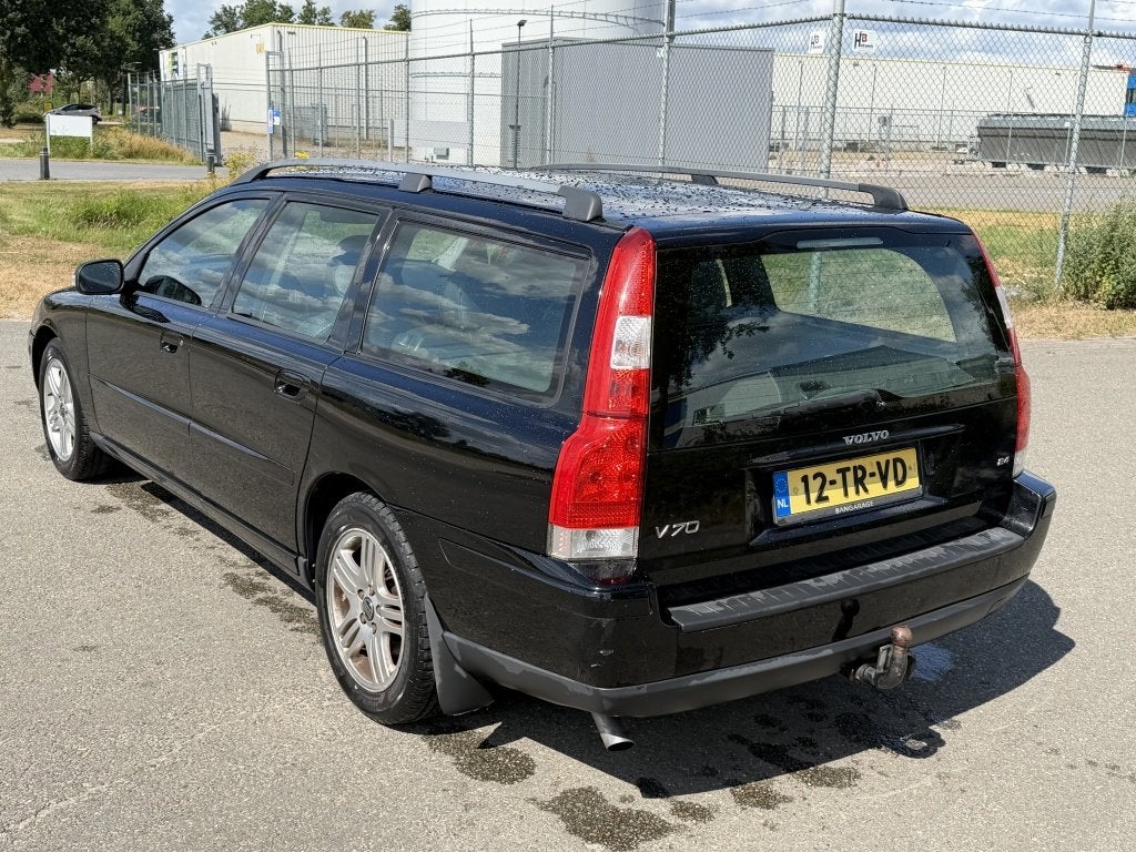 Volvo V70 2.4 Edition| 2007| LEER| CLIMA| CRUISE| LM| NAP, Leder en Stof, Zwart, 1470 kg, 170 pk