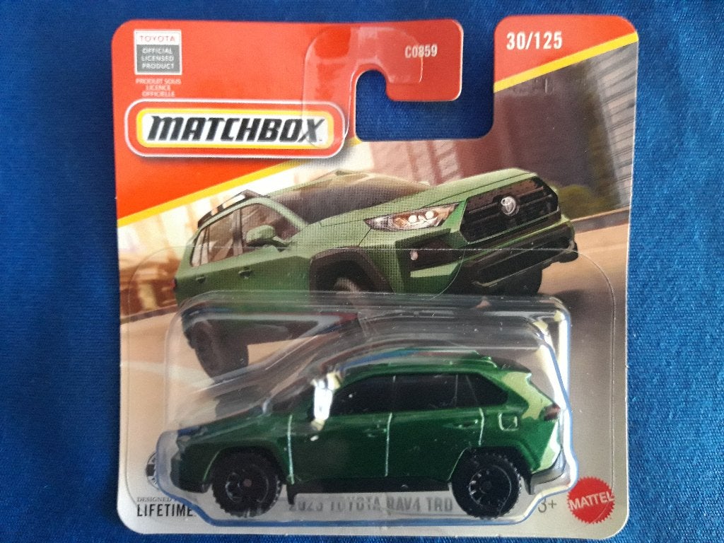 Matchbox Toyota RAV4 TRD 2023 groen, Ophalen of Verzenden, Nieuw, Auto