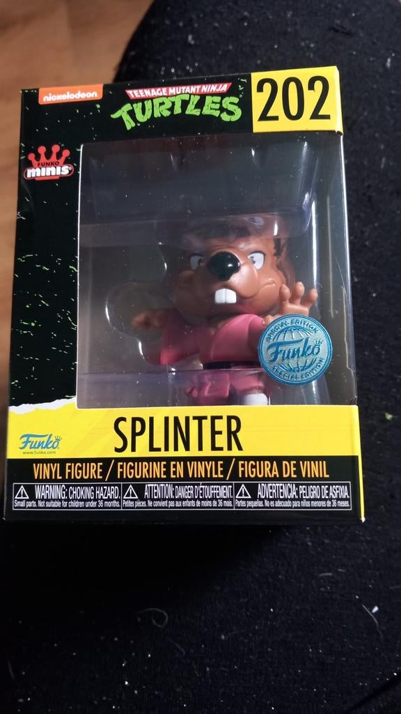 Turtles splinter funko funkopop, Ophalen of Verzenden