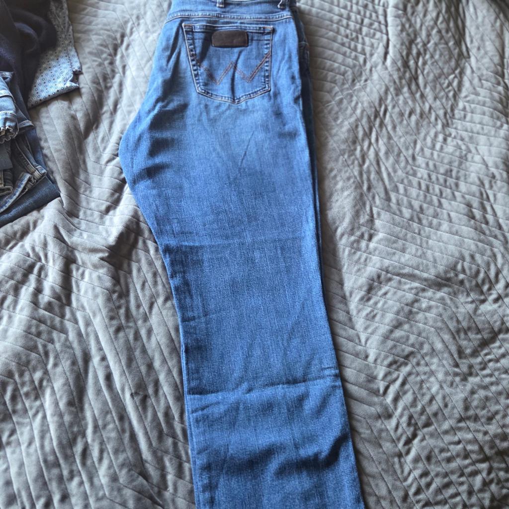 Wrangler spijkerbroek - Comfortabele jeans, W36 - W38 (confectie 52/54), Blauw, Wrangler, Ophalen of Verzenden