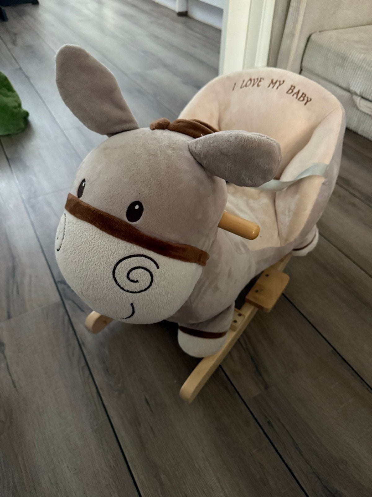 BABYGO Ezel Schommeldier - Schommelstoel voor baby's, Ophalen of Verzenden, Zo goed als nieuw, Overige typen
