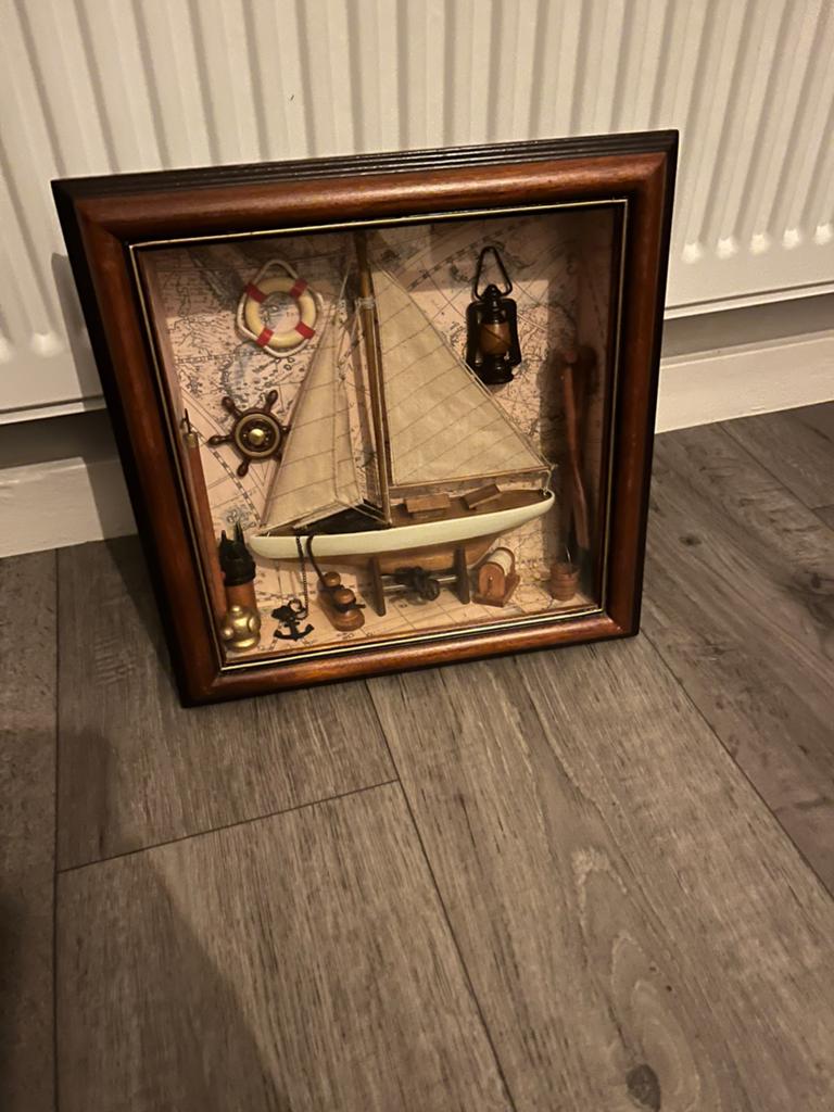 Wandbord marinestijl, Ophalen of Verzenden, Zo goed als nieuw