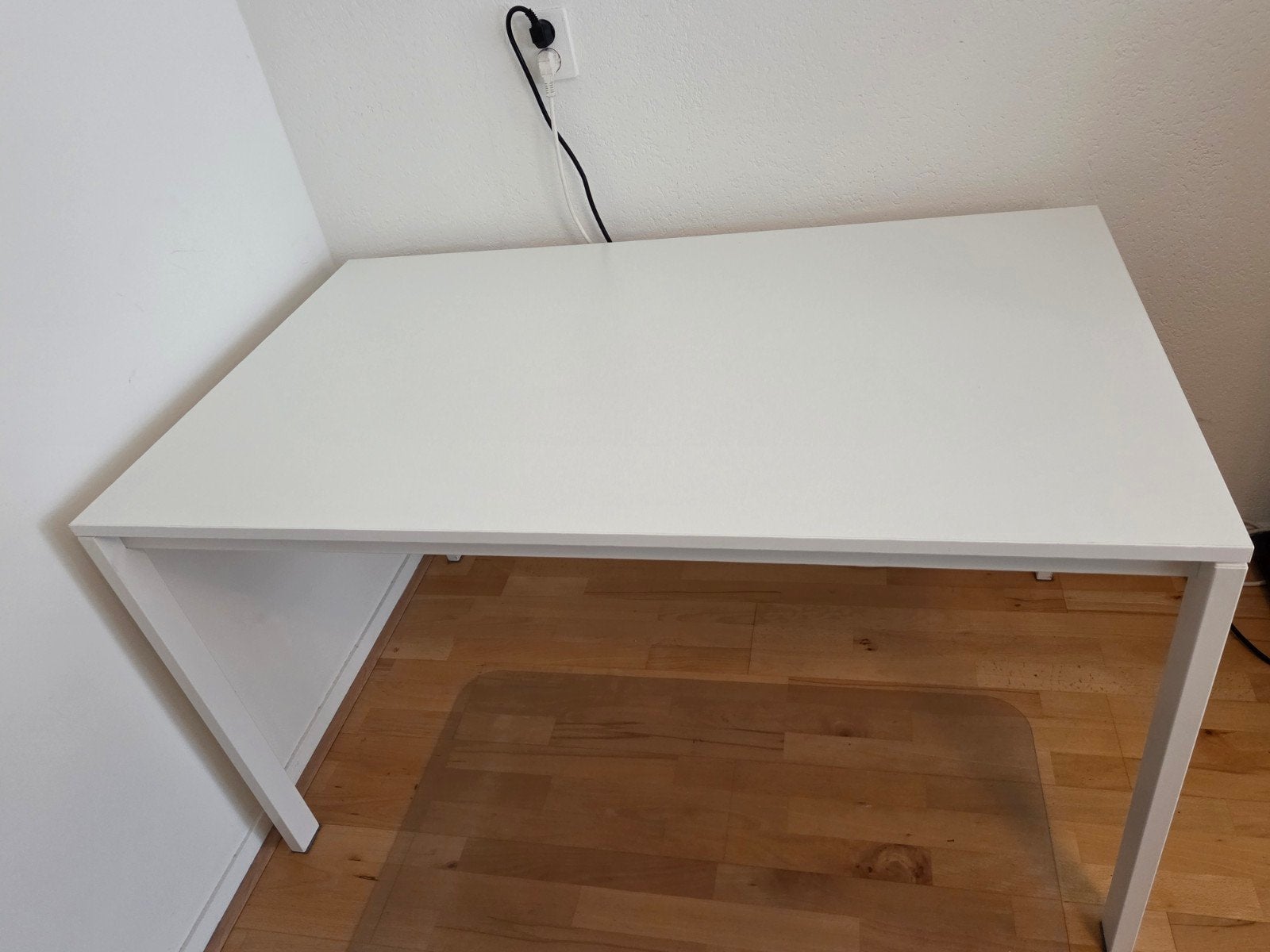 IKEA Melltorp tafel - Wit, modern en compact, Ophalen, 100 tot 150 cm, Modern, Scandinavisch, 50 tot 100 cm