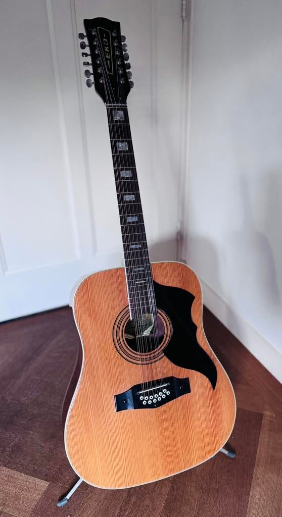 Vintage EKO RANGER 12 string (1968), nieuwstaat + koffer, Ophalen of Verzenden, Gebruikt, Western- of Steelstringgitaar, Met koffer