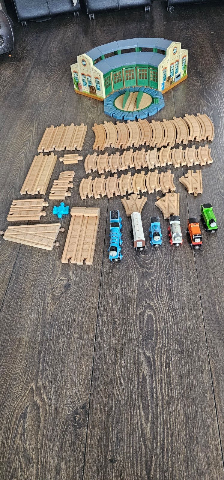 Thomas de trein hout Set Draaischijf Remise, Ophalen of Verzenden