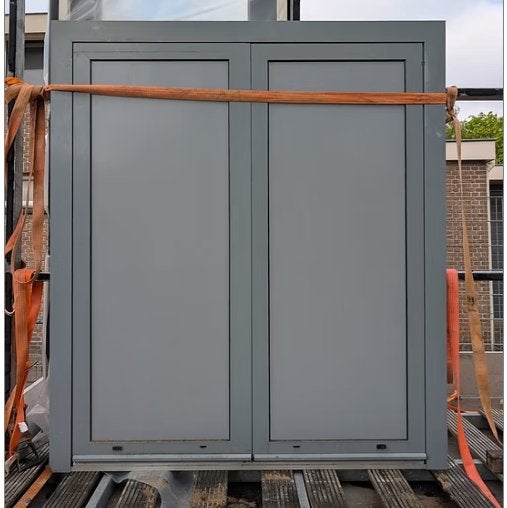 Kozijn met Aluminium schuurdeuren, Ophalen, Deurkozijn, Aluminium, Zo goed als nieuw