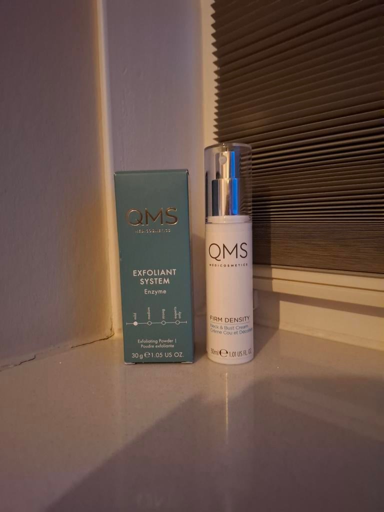 QMS Medicosmetics Exfoliant System & Firm Density Crème, Ophalen of Verzenden, Nieuw, Gehele gezicht