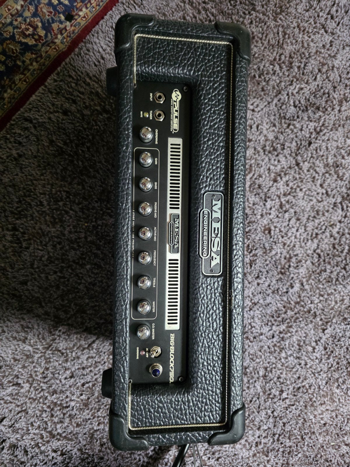 Mesa Boogie Big Block 750 + 5000VA transformato, Ophalen of Verzenden, Zo goed als nieuw, Audio