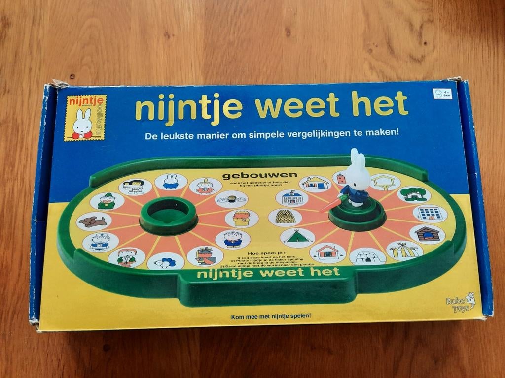 Nijntje Weet Het - Educatief Spel voor Peuters en Kleuters, Ophalen of Verzenden, Gebruikt, Taal en Lezen