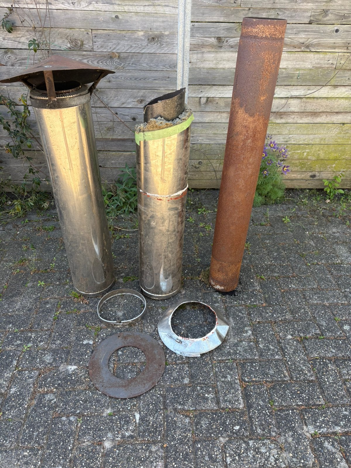 Kachelpijpen, Ophalen, Zo goed als nieuw, Minder dan 2 meter, 80 mm of meer