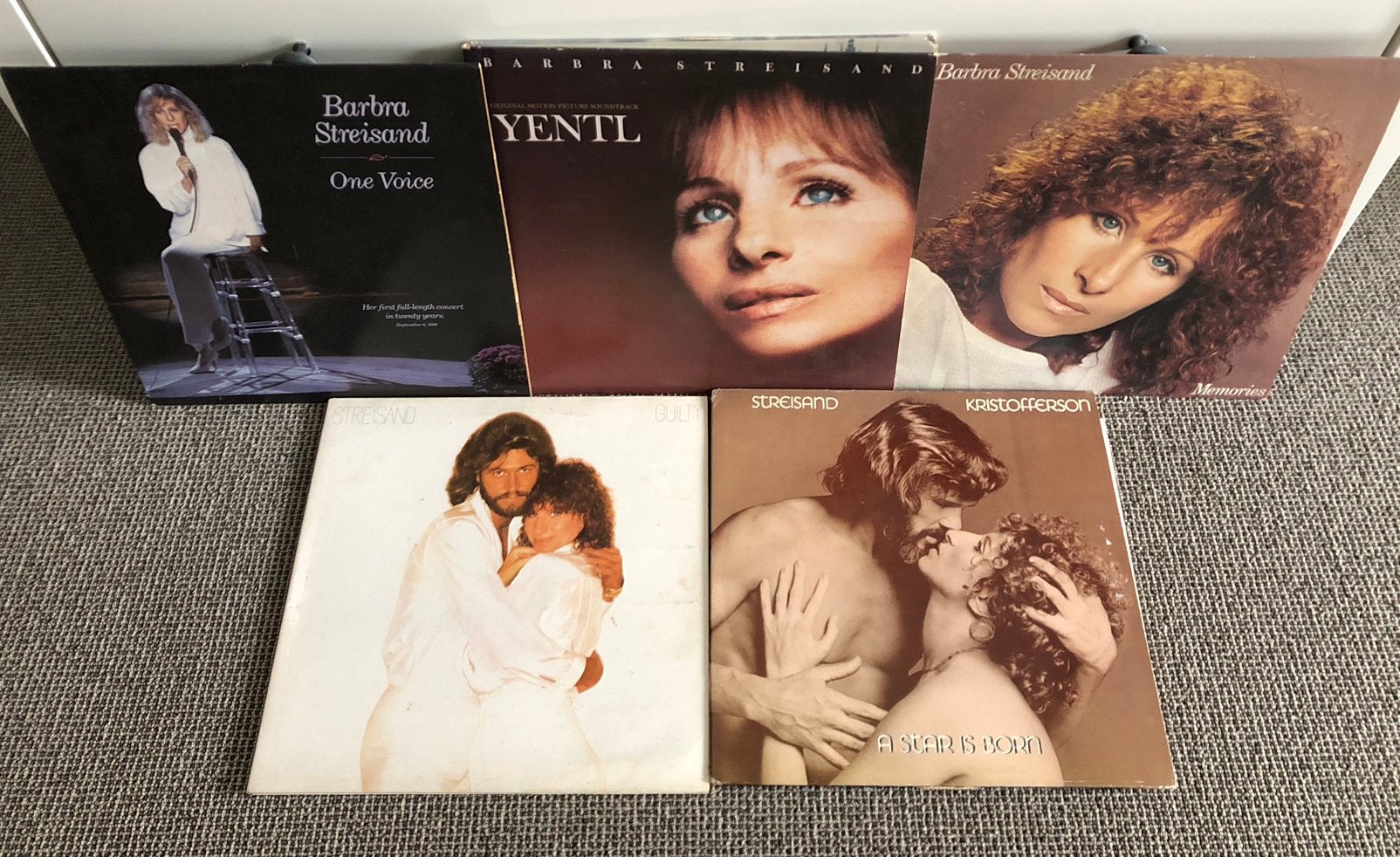 Barbra Streisand 5 lp’s, Cd's en Dvd's, Vinyl | Pop, Ophalen, Gebruikt, Overige formaten