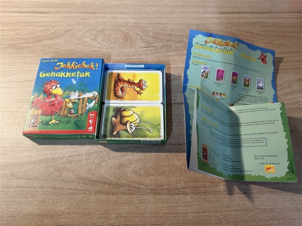 jakkiebak gehakketak - 999 games - s6440, Verzenden, Zo goed als nieuw