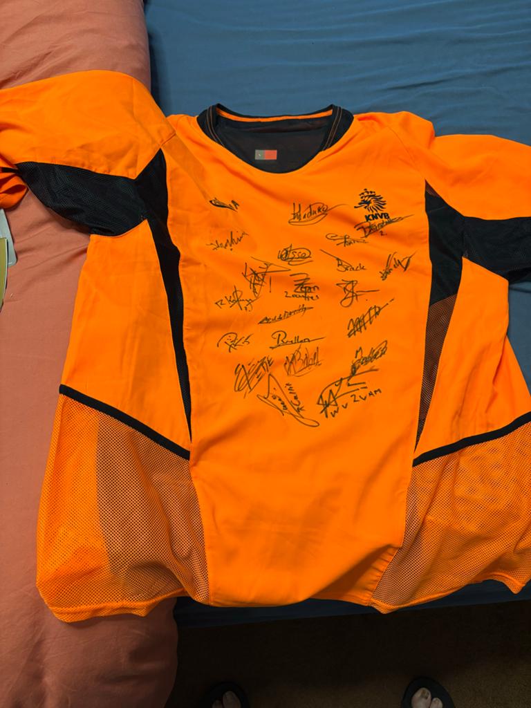 Nederlands Elftal Shirts Nike 2002, 2004, 2006 Gesigneerd, Ophalen of Verzenden, Nieuw, Overige sporten, Shirt