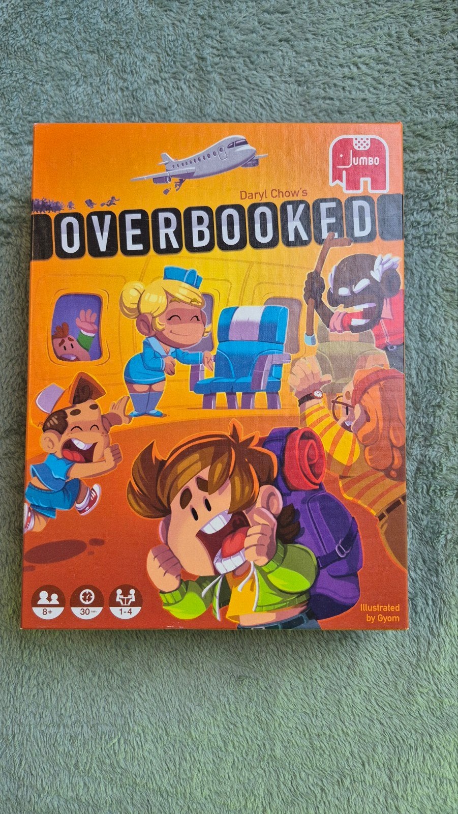 Overbooked bordspel - Jumbo (Daryl Chow's), Een of twee spelers, Ophalen of Verzenden, Zo goed als nieuw, Jumbo