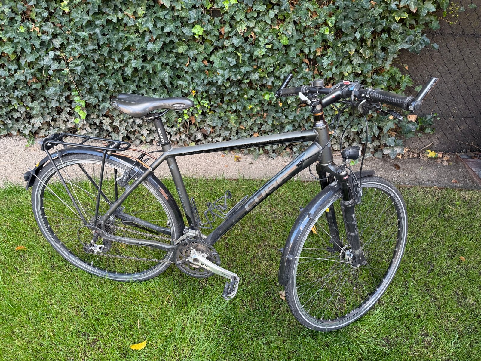 Cube heren fiets, Gebruikt, Versnellingen, Schijfrem, 53 tot 57 cm