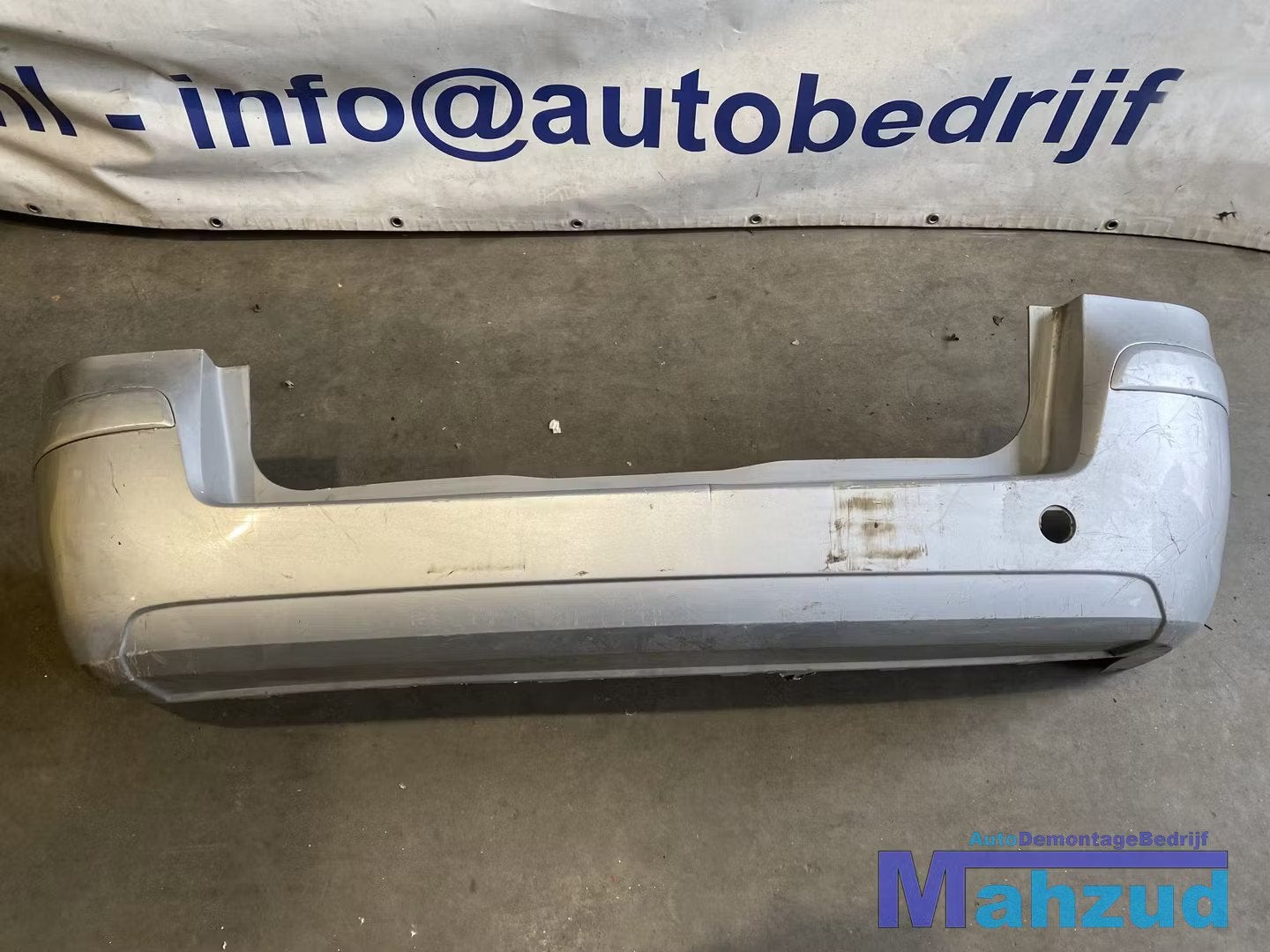 OPEL ZAFIRA B zilver Grijs achterbumper 2005-2011, Gebruikt, Opel Automobile GmbH, Ophalen of Verzenden, Kontakt@opel-infoservice.de
