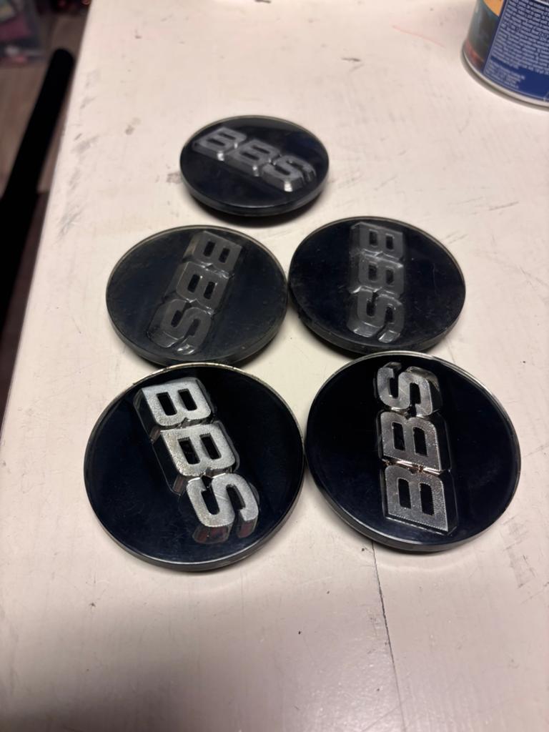 Bbs rs rm emblemen logos 70,6mm, Ophalen of Verzenden, Zo goed als nieuw