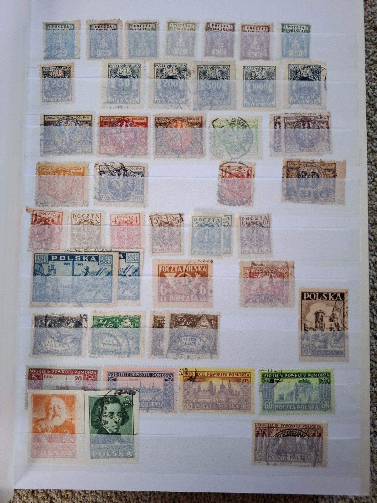Postzegelalbum (60 bladzijden) Polen, Postzegels en Munten, Ophalen of Verzenden, Buitenland